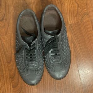 Men's Gray Leather Shoes